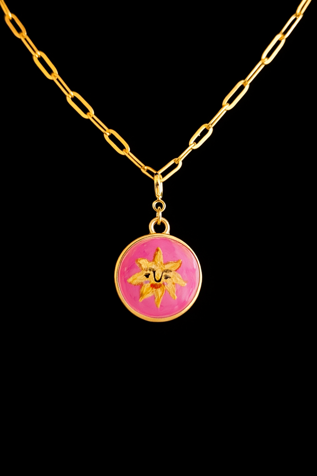 Hand Painted Western Round Charms (Medium)