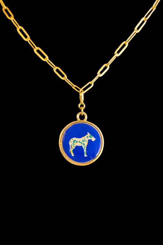 Hand Painted Western Round Charms (Medium)
