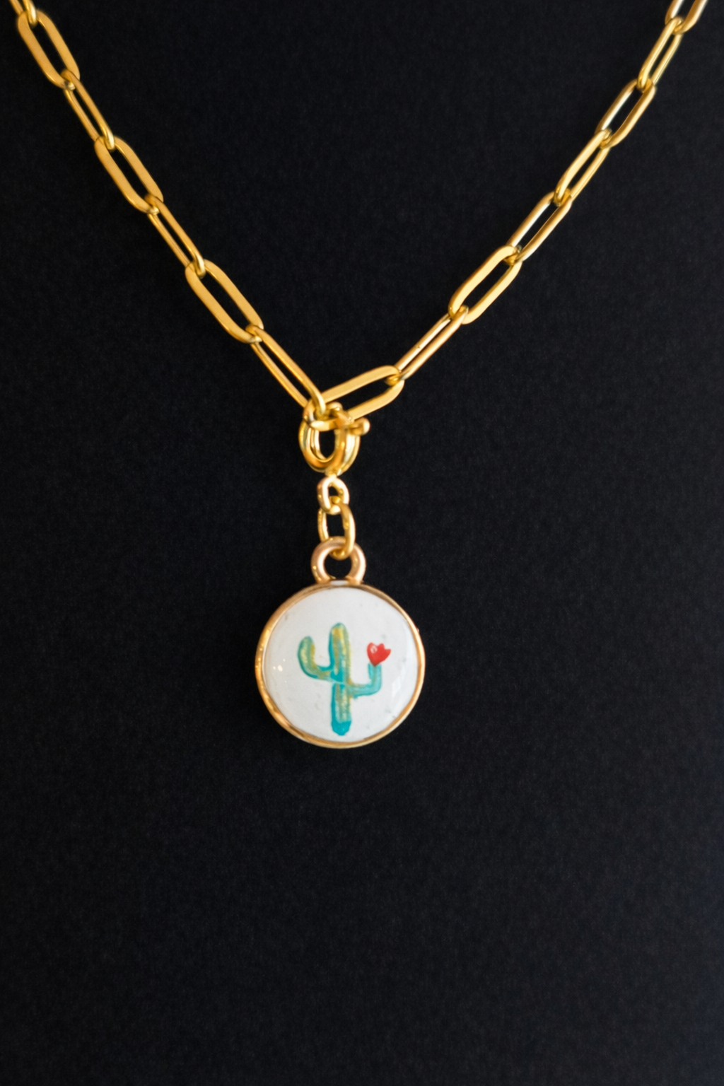 Hand Painted Western Round Charms (Small)
