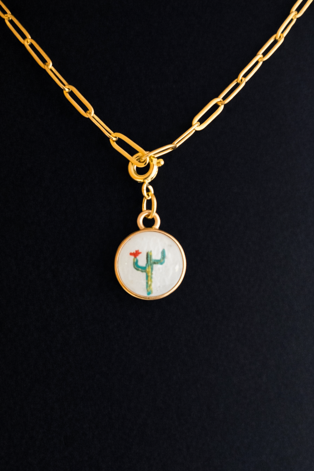 Hand Painted Western Round Charms (Small)