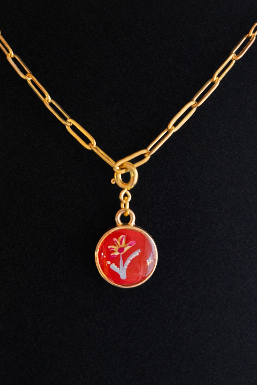 Hand Painted Western Round Charms (Small)