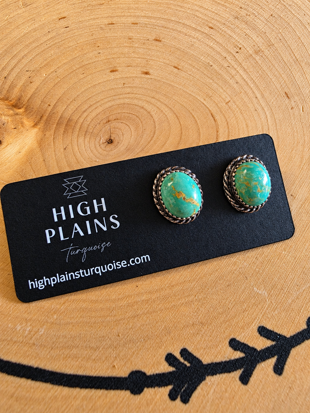 Patagonia Turquoise Stud Earrings