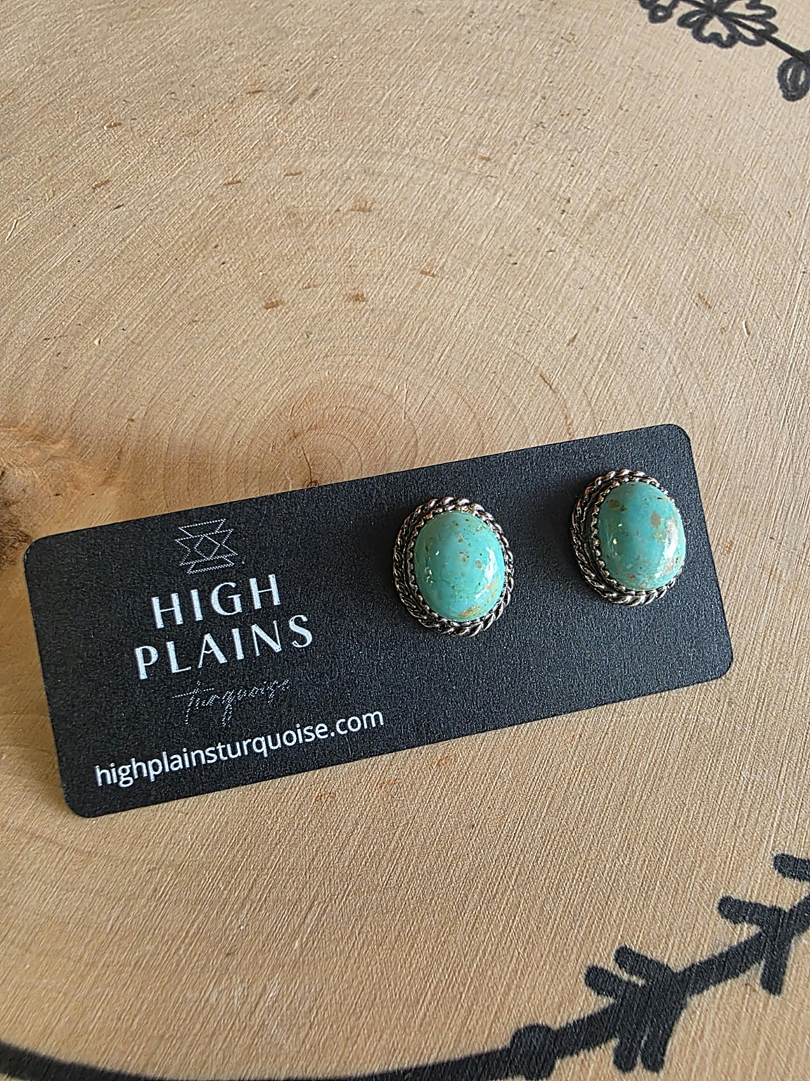 Patagonia Turquoise Stud Earrings