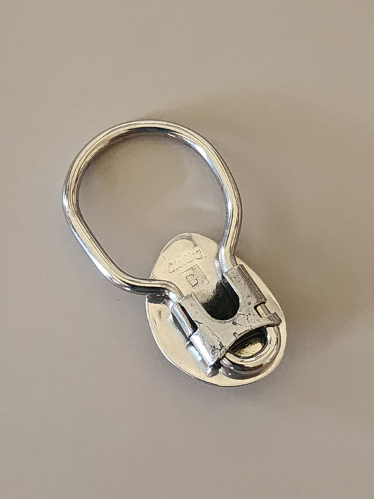 Sterling Silver Bear Paw Keychain