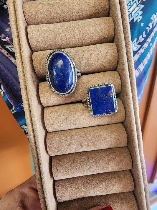 Lapis & Sterling Silver Ring