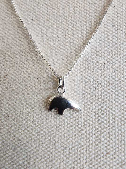 Sterling Silver Mini Bear Necklace
