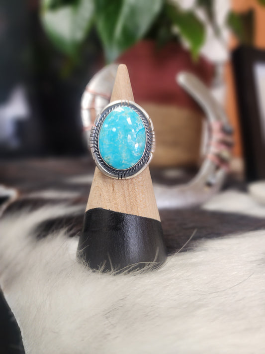 Royston Turquoise Round Ring (8)