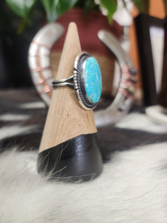 Royston Turquoise Round Ring (8)