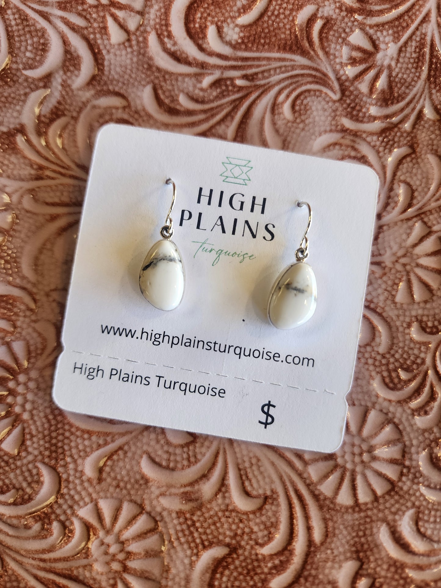 Sheryl Martinez White Buffalo Earrings