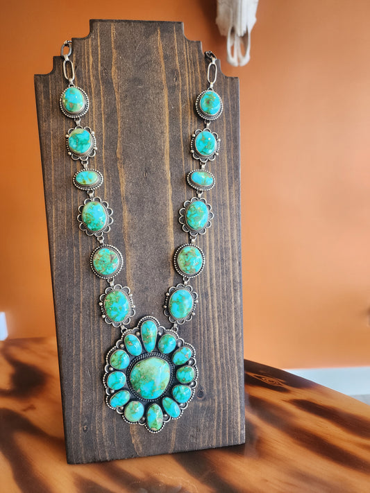 Sonoran Gold Turquoise Statement Necklace