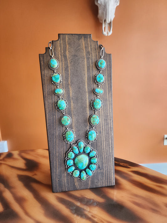 Sonoran Gold Turquoise Statement Necklace