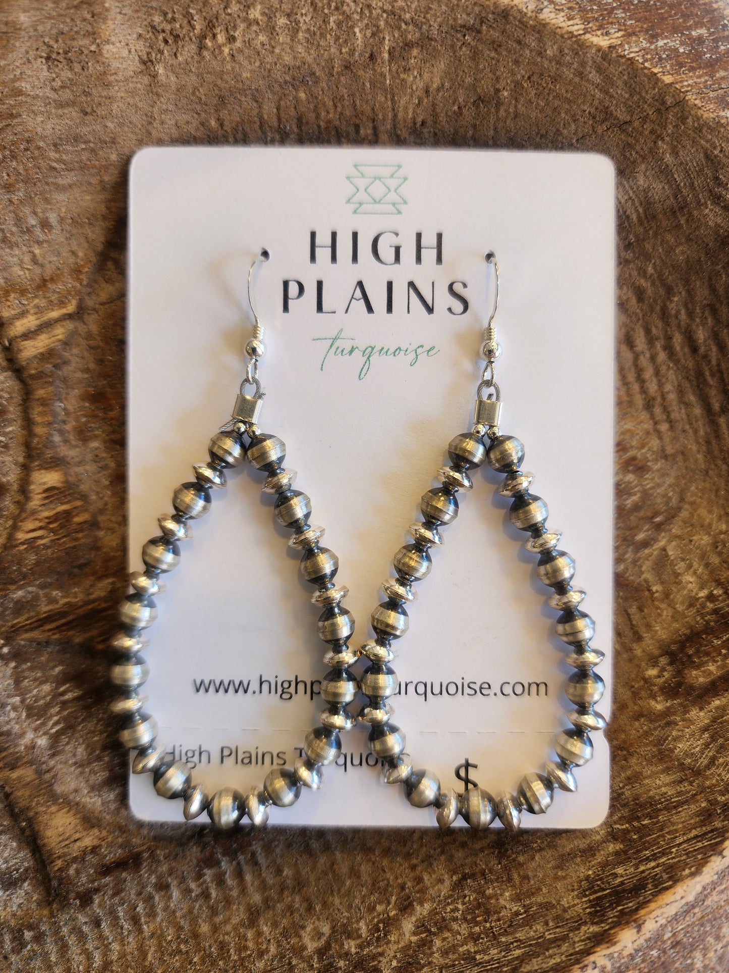 5mm High Shine Sterling Silver Beaded Earrings