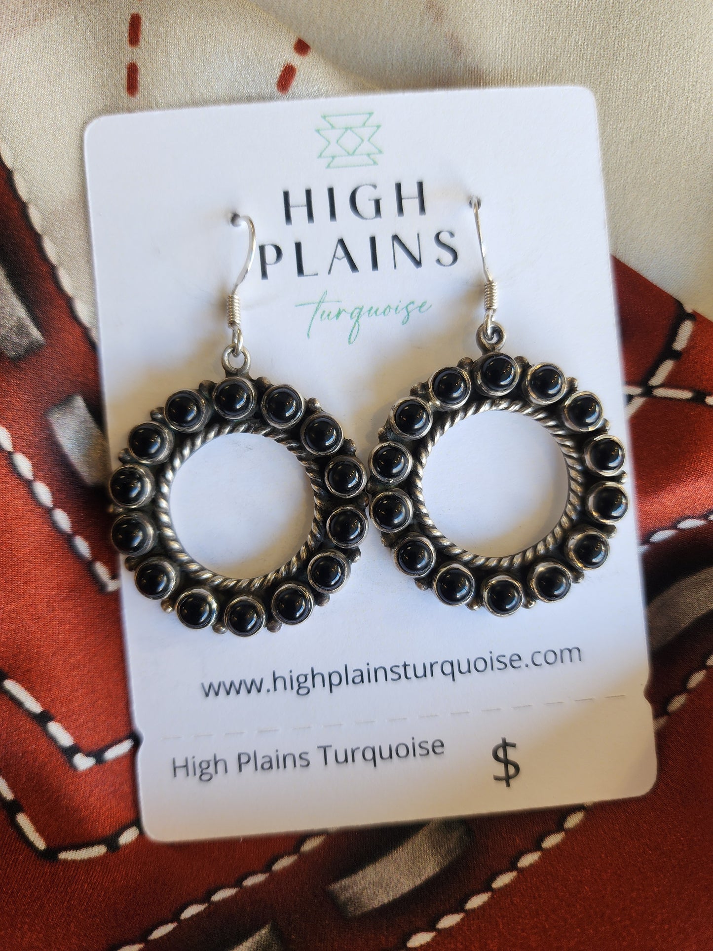 Black Onyx Multi-Stone Earrings