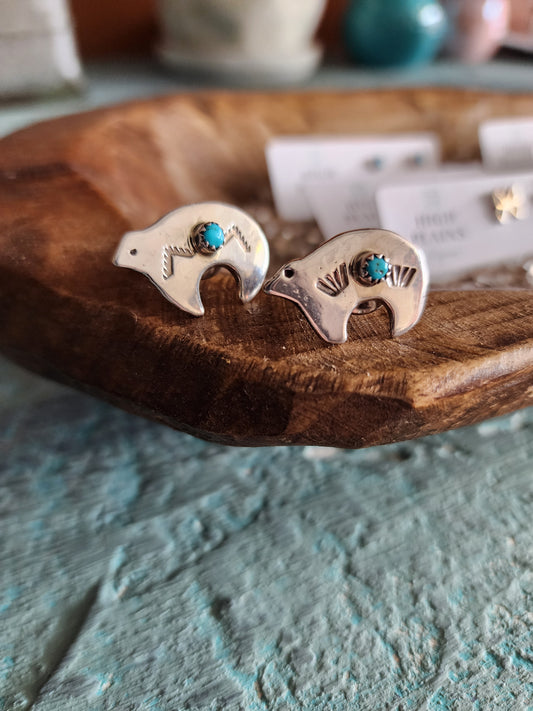 Sterling Silver Bear Pin