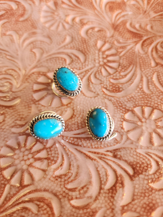 Blue Gem Turquoise Hair Twist Pin