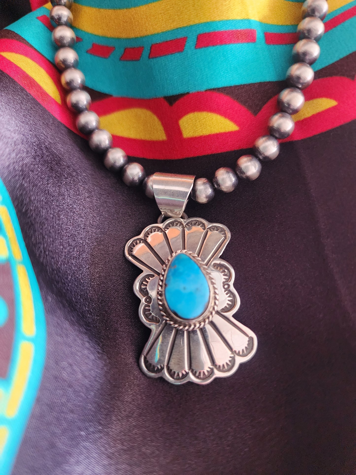 Kingman Turquoise Pendant