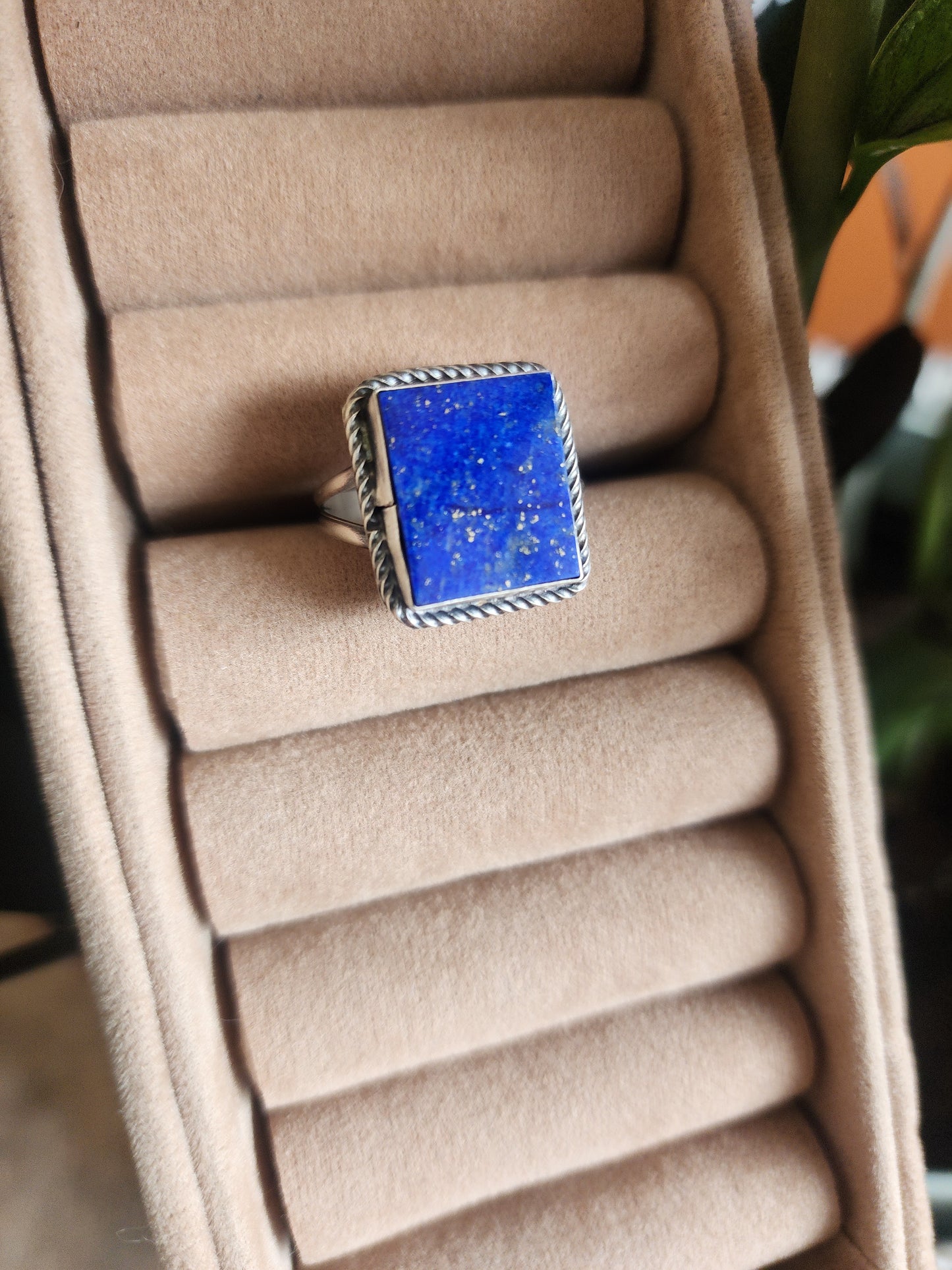 Lapis & Sterling Silver Ring