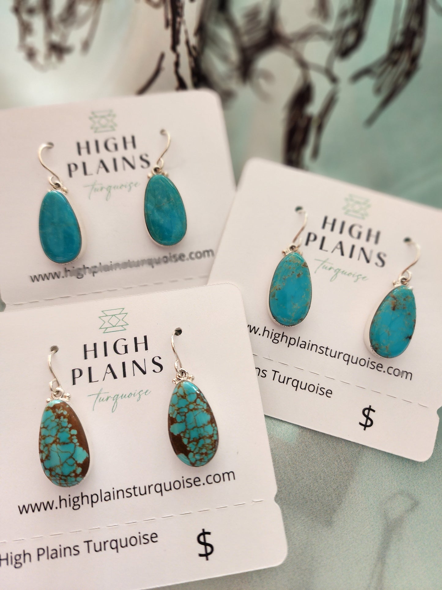 Cathy Webster Turquoise Drop Earrings