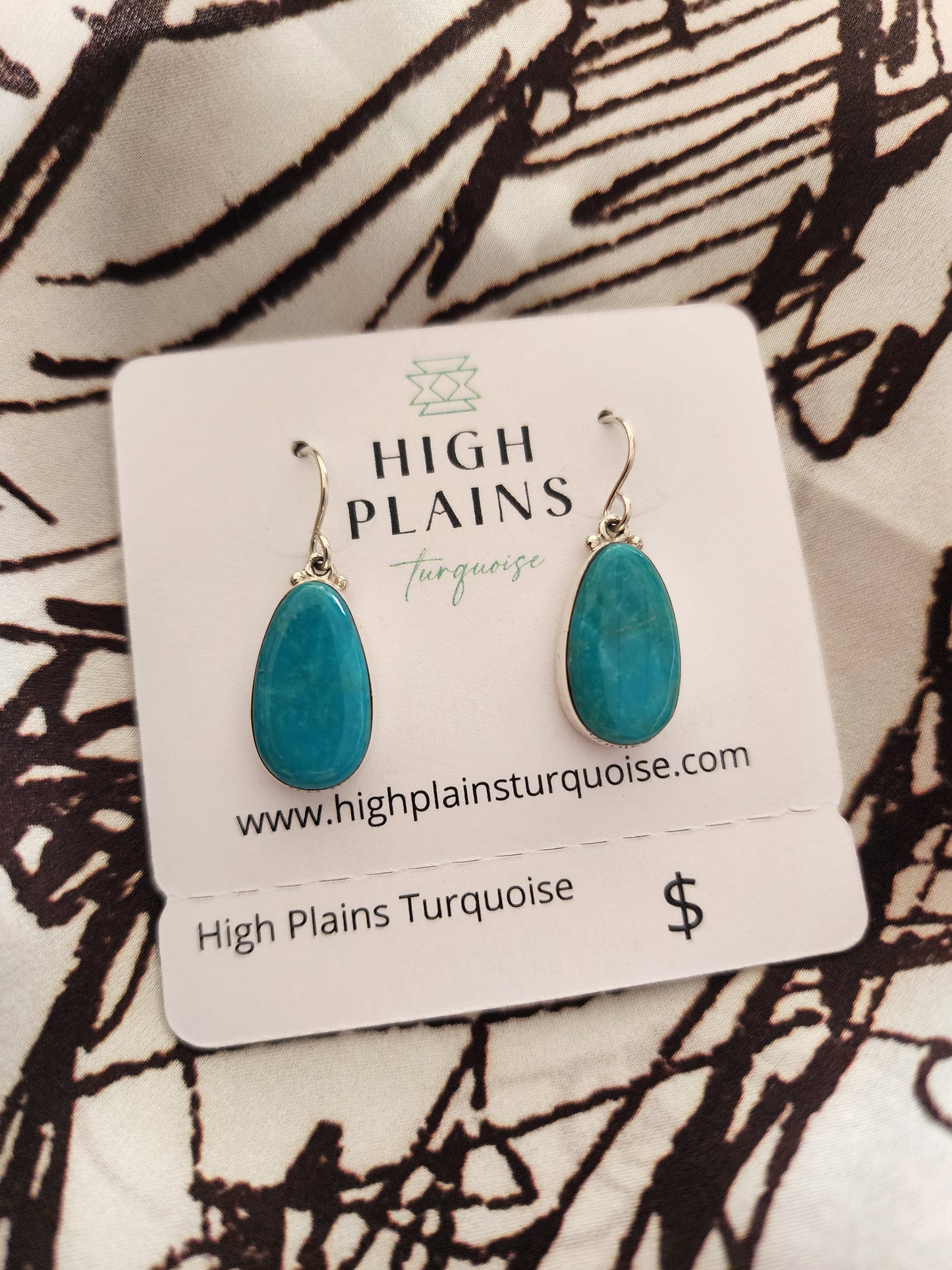 Cathy Webster Turquoise Drop Earrings