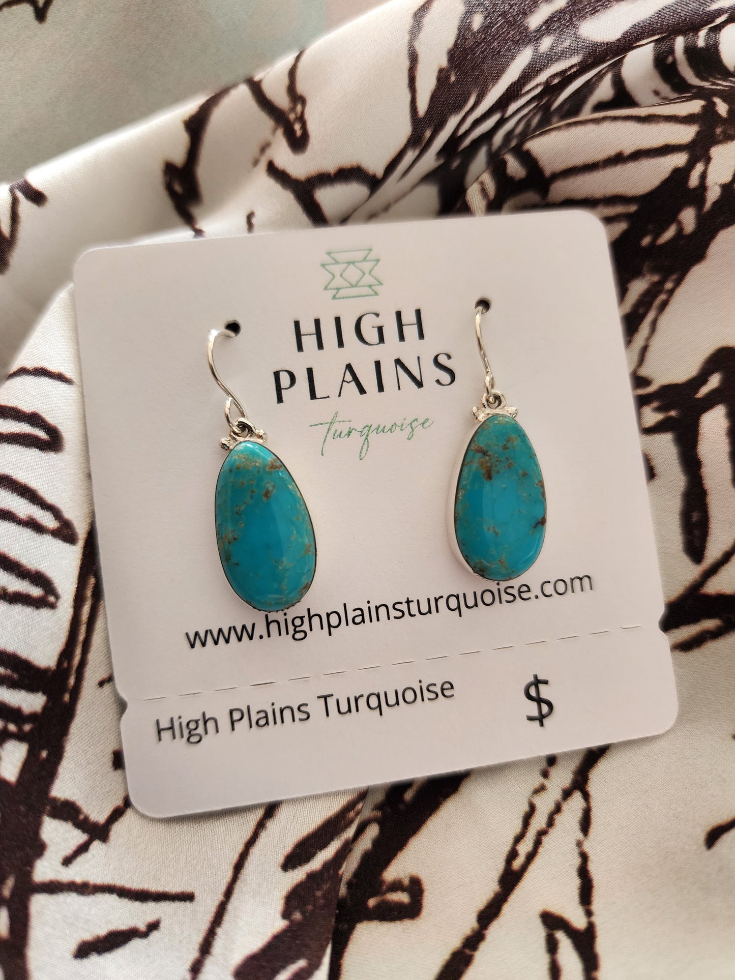 Cathy Webster Turquoise Drop Earrings