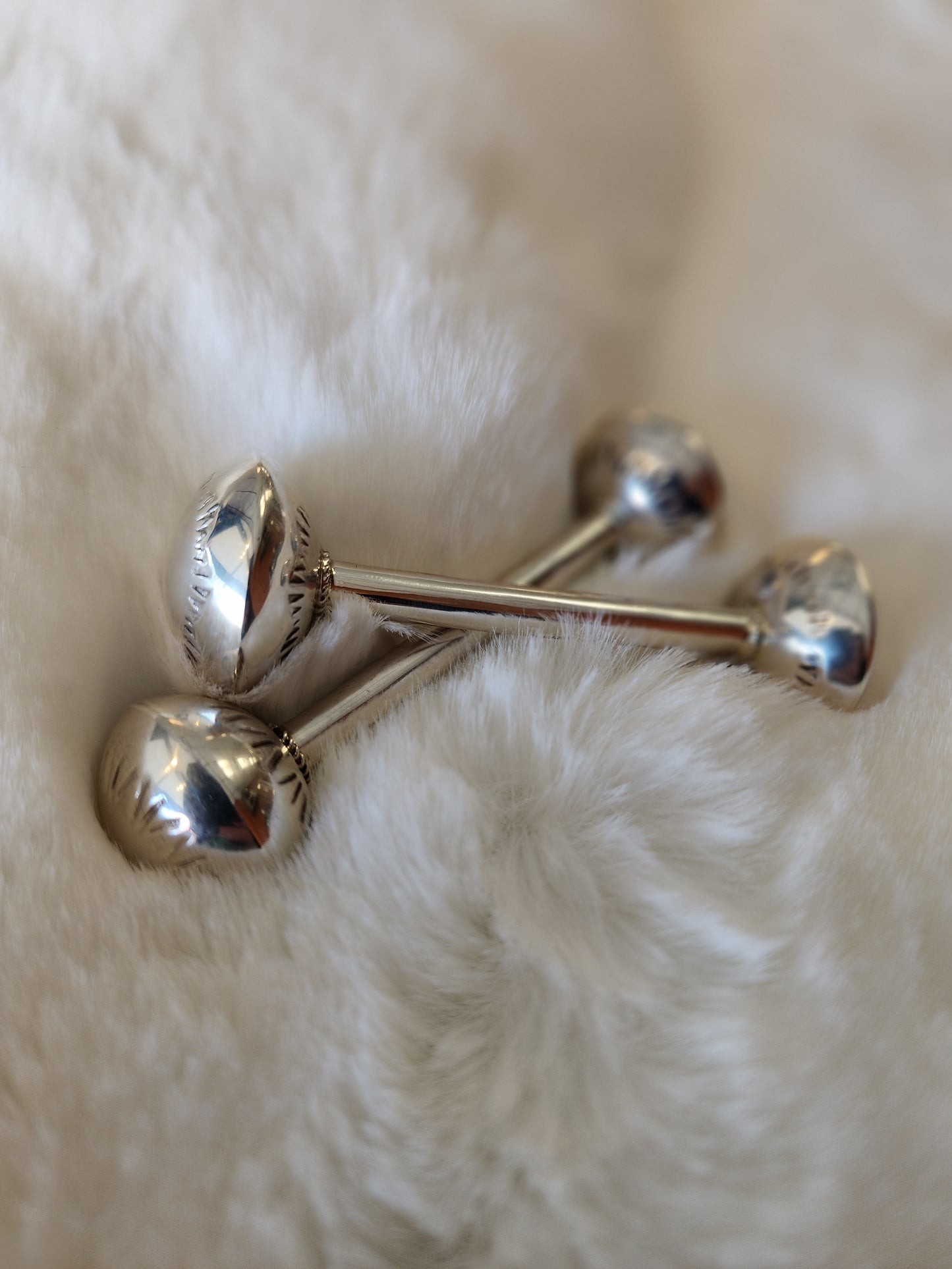 Navajo Sterling Silver Baby Rattle