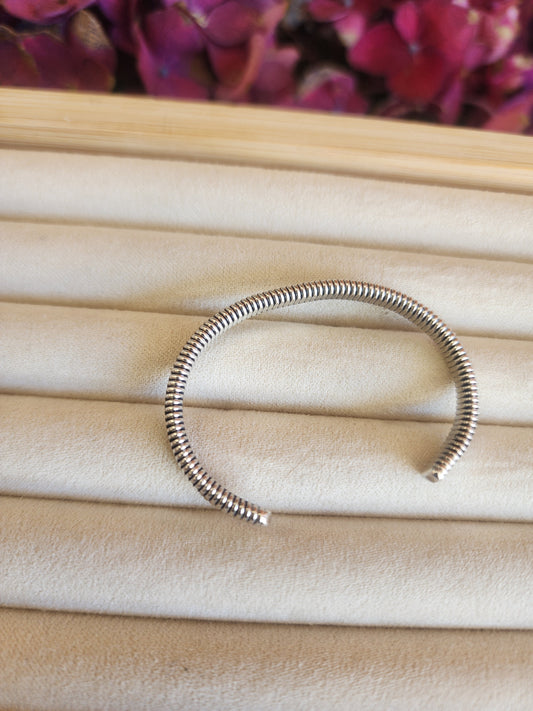 Elaine Tahe Sterling Silver Baby Cuff