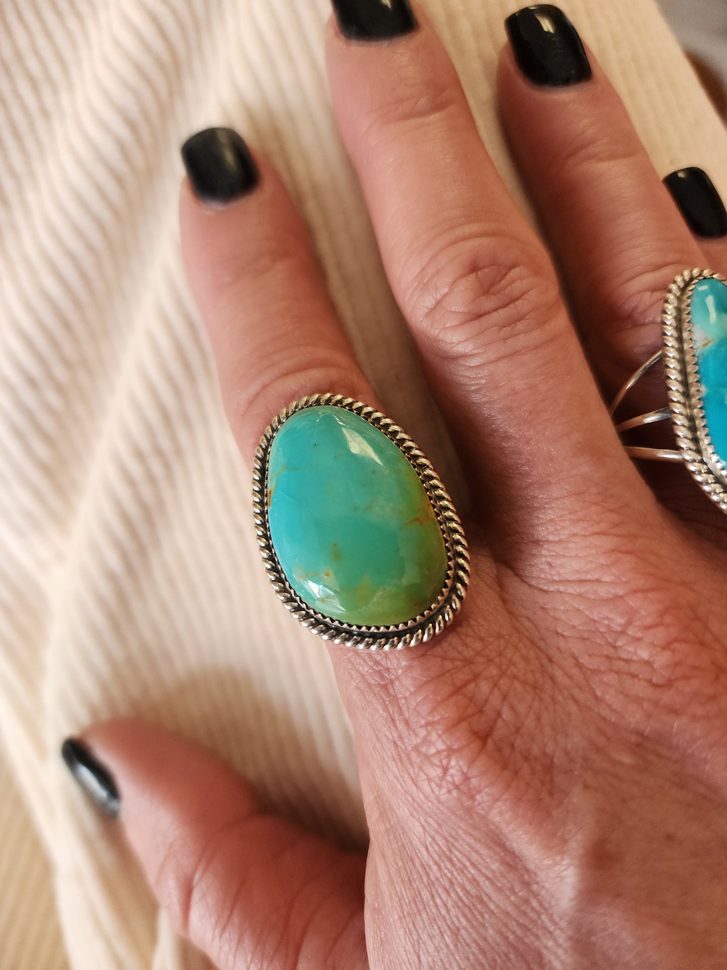 Kingman Turquoise Ring (styles vary)