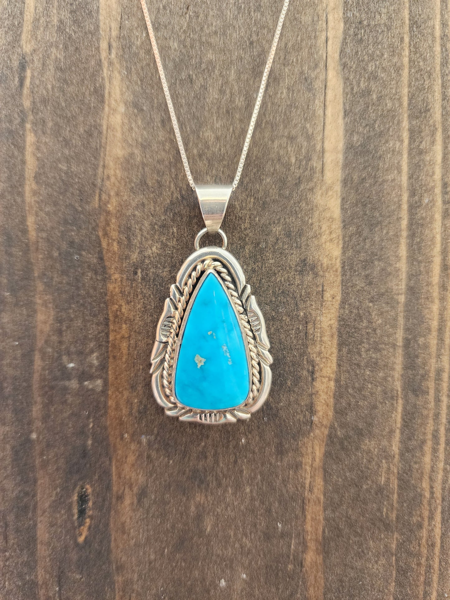 Blue Ridge Turquoise Pendant Necklace - 18"