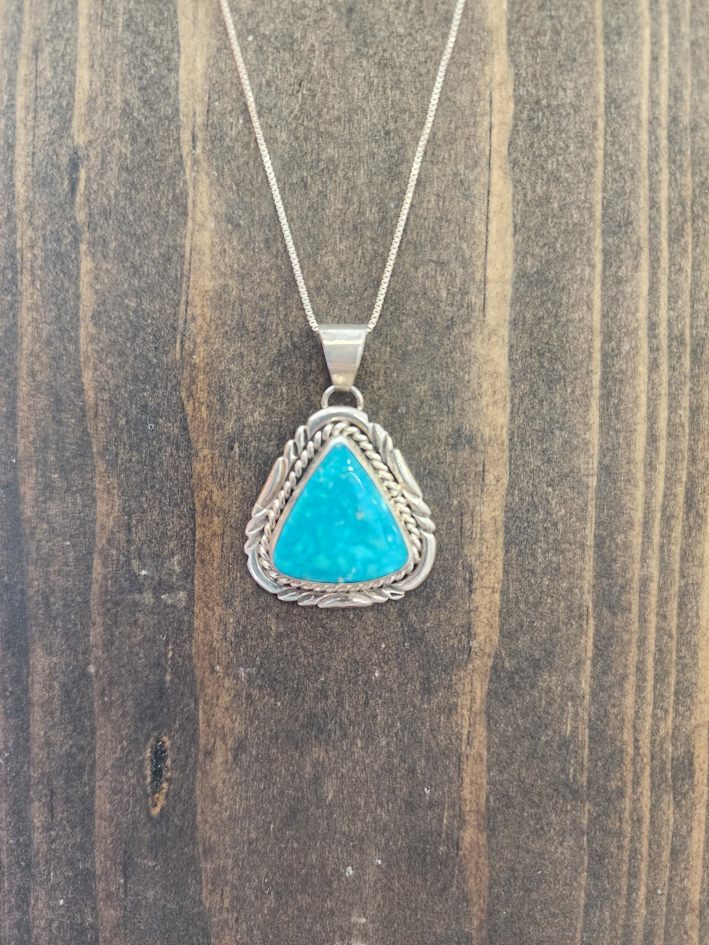 Blue Ridge Turquoise Pendant Necklace - 18"