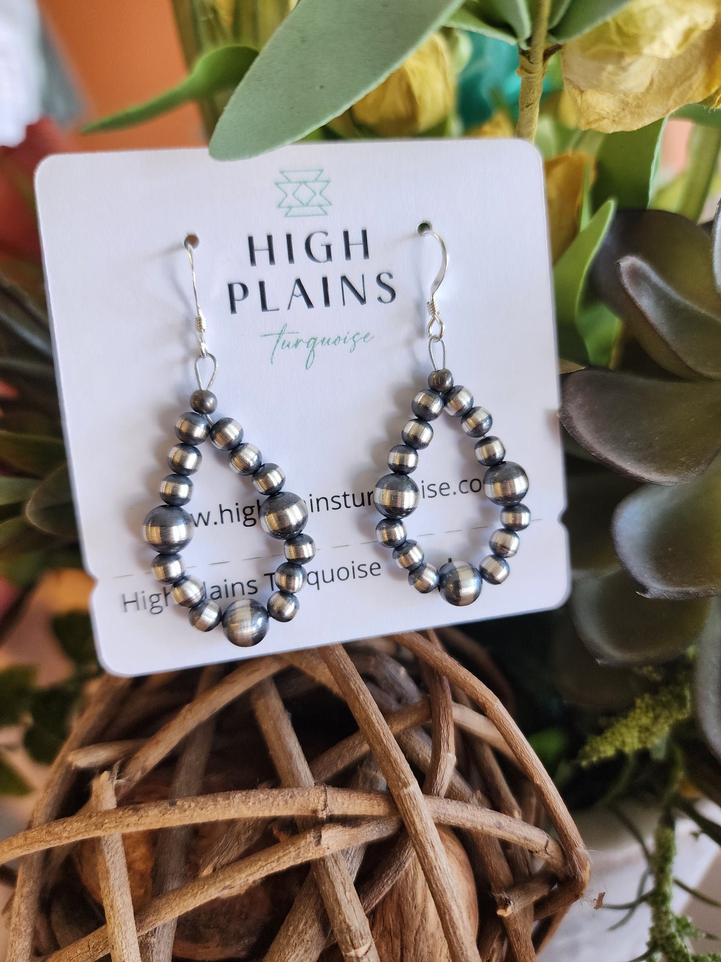 Mini Sterling Silver Multi-Bead Earrings