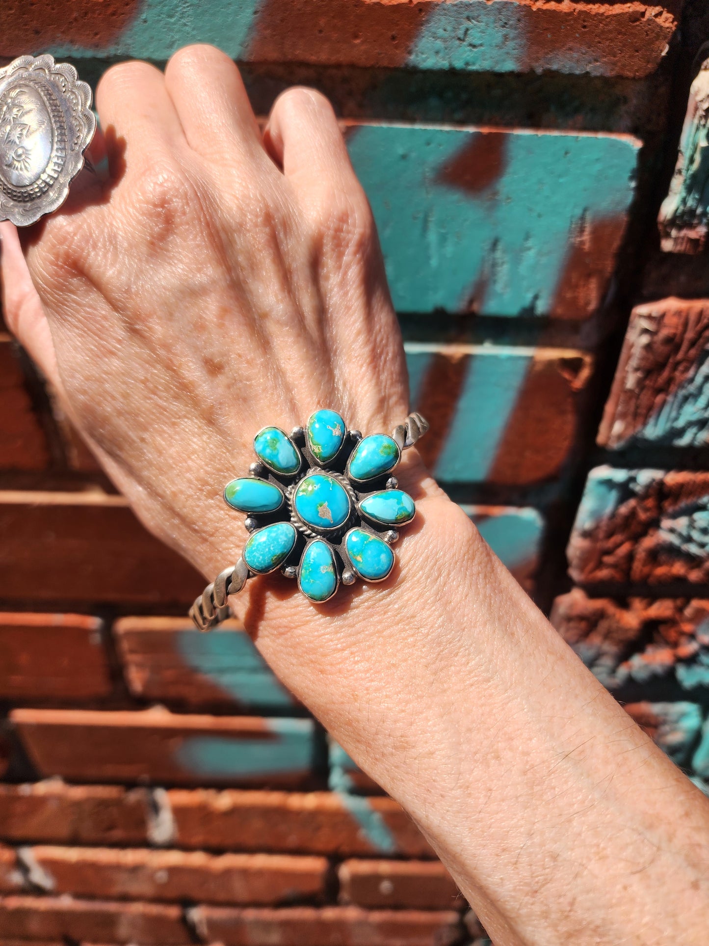 Sonoran Gold Cluster Cuff Bracelet