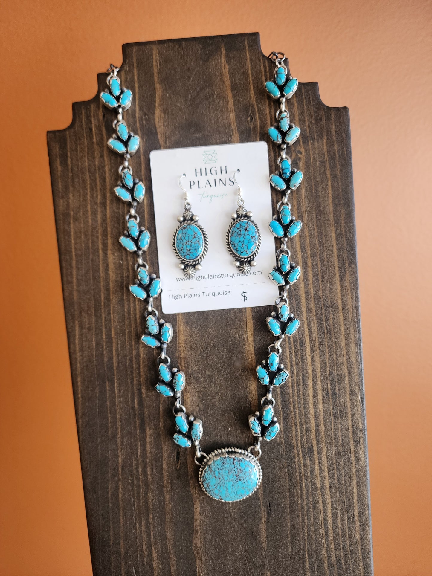 Egyptian Turquoise Statement Set