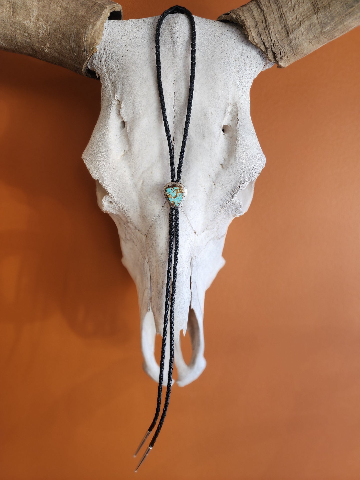 Triangle Shaped #8 Bolo Tie