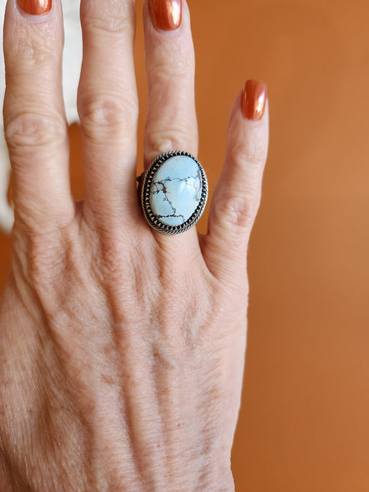 Oval Golden Hills Turquoise Ring