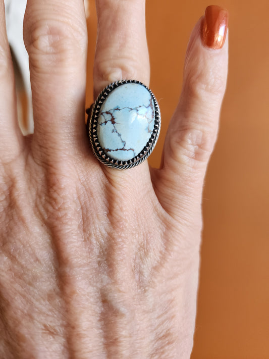 Oval Golden Hills Turquoise Ring