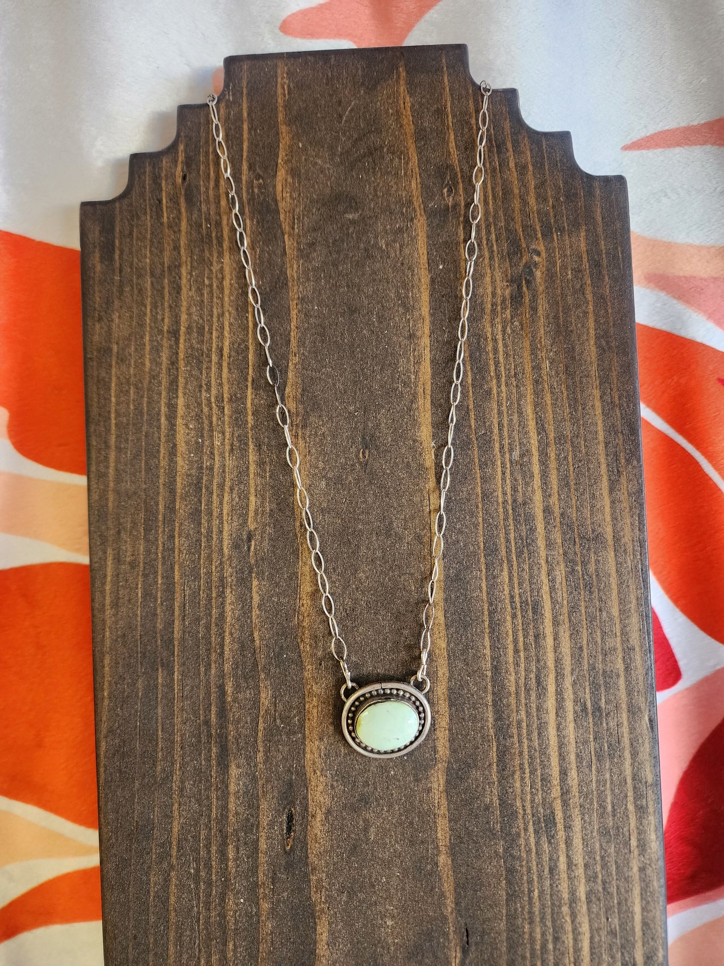 Palomino Turquoise Pendant Necklace - 20"