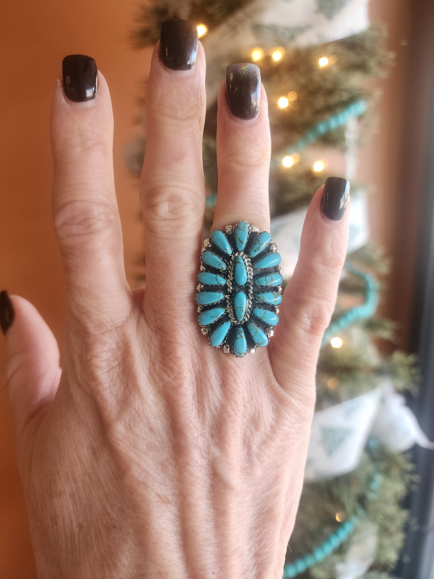 Julianna Williams Turquoise Cluster Ring