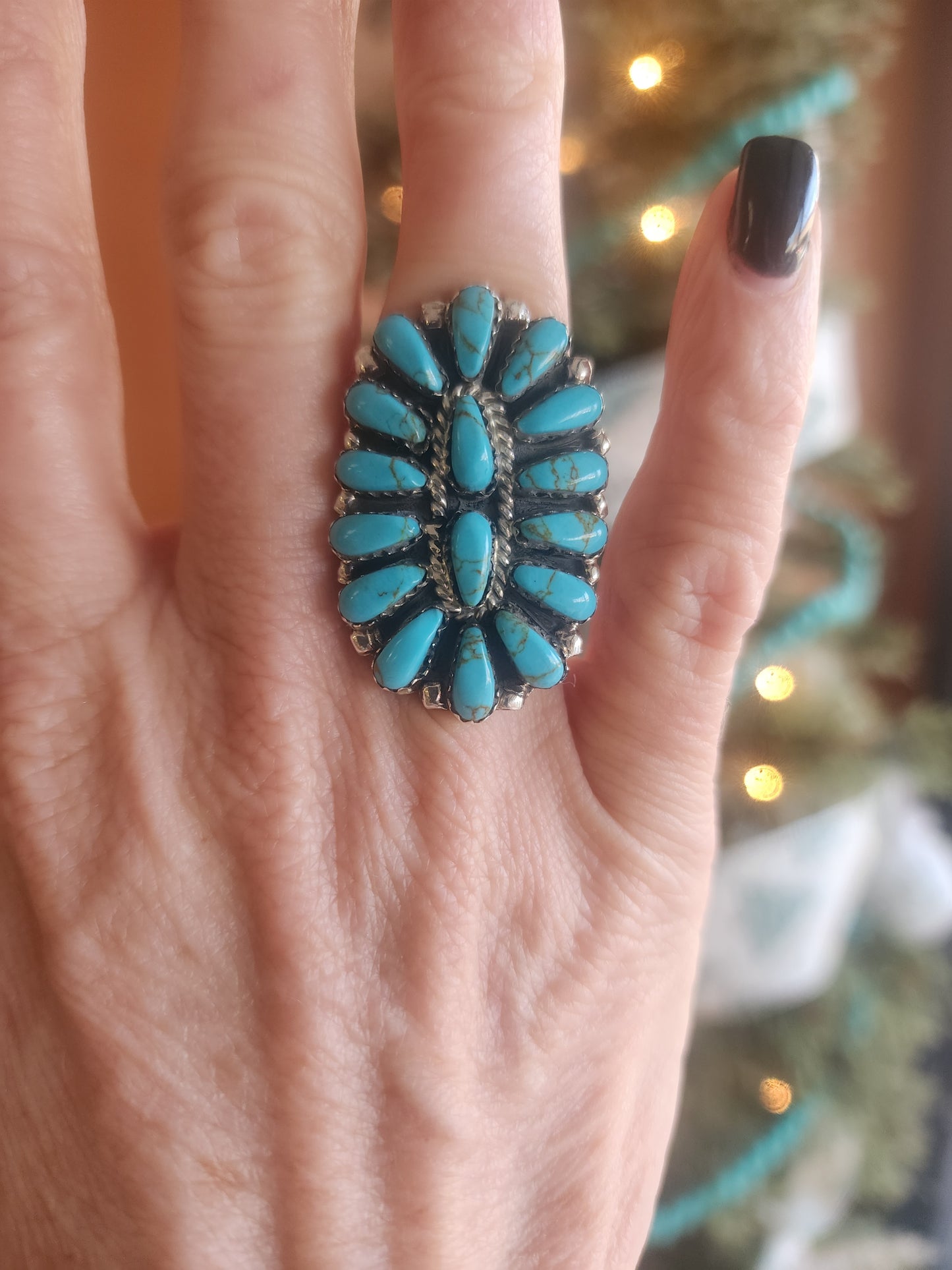 Julianna Williams Turquoise Cluster Ring