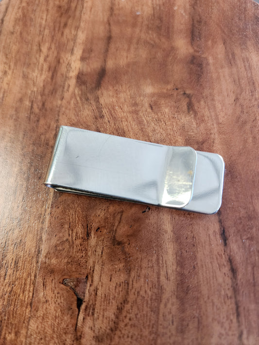 Stamped Sterling Silver Money Clip