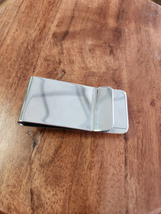 Zuni Mother of Pearl Sunface Money Clip