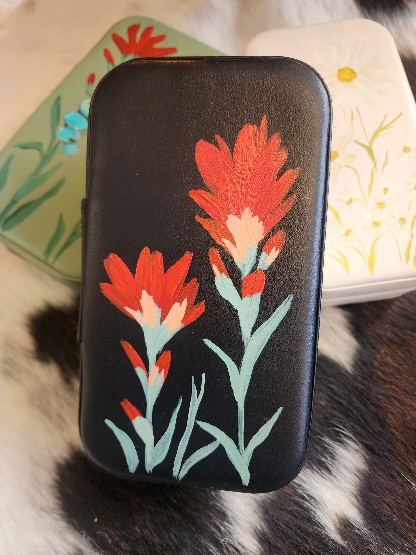 Custom Hand Painted Travel Jewelry Box