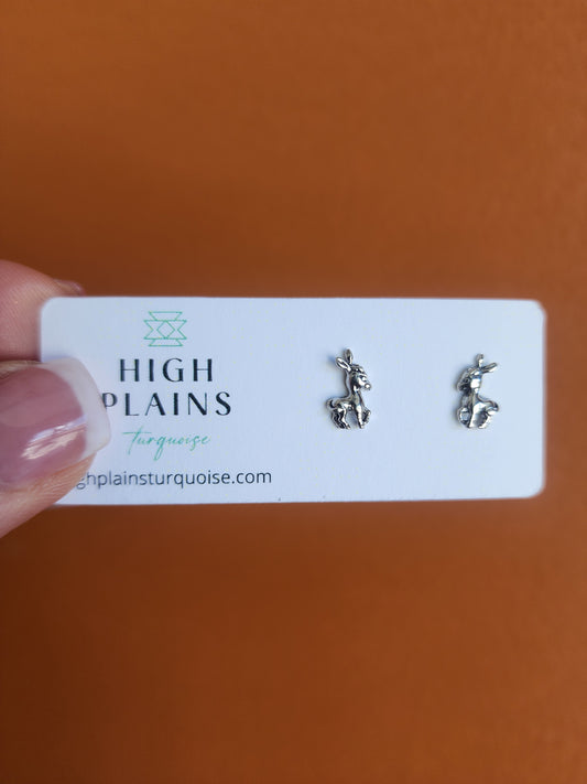 Sterling Silver Burro Earrings