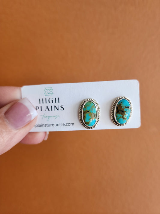 Kingman Turquoise Perfect Post Earrings
