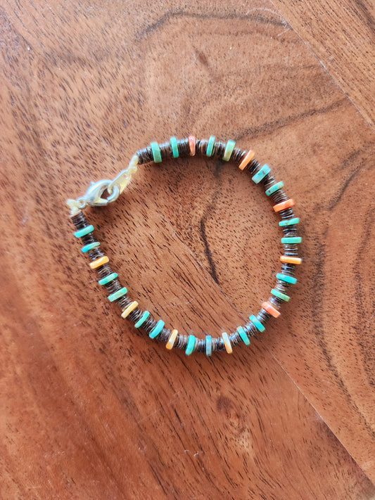 Santo Domingo Heishi Baby/Toddler Bracelet