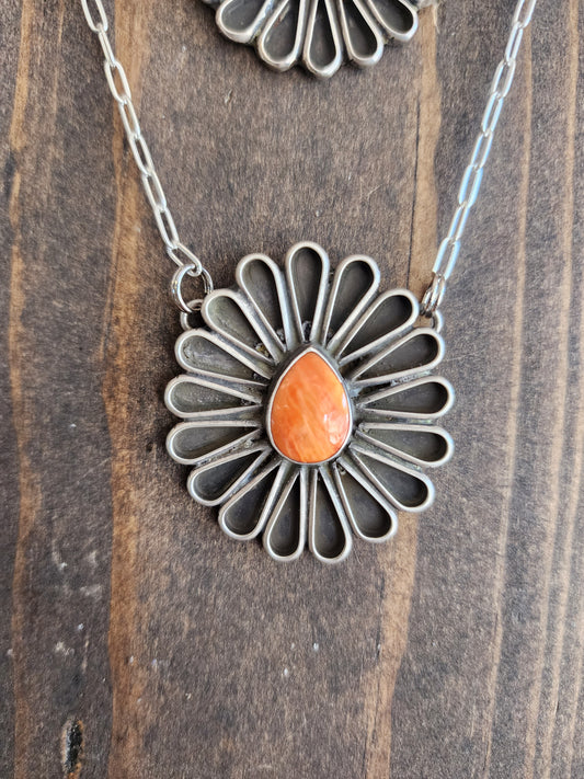 Geraldine James Sterling Silver and Stone Necklace