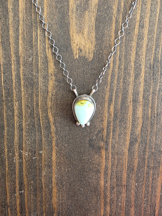 Palomino Pendant Necklace with Affixed Sterling Chain