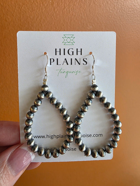5mm Sterling Silver Round Bead Earrings
