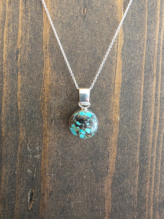 Nikoli Ashley Contemporary Round Stone Pendant Necklace