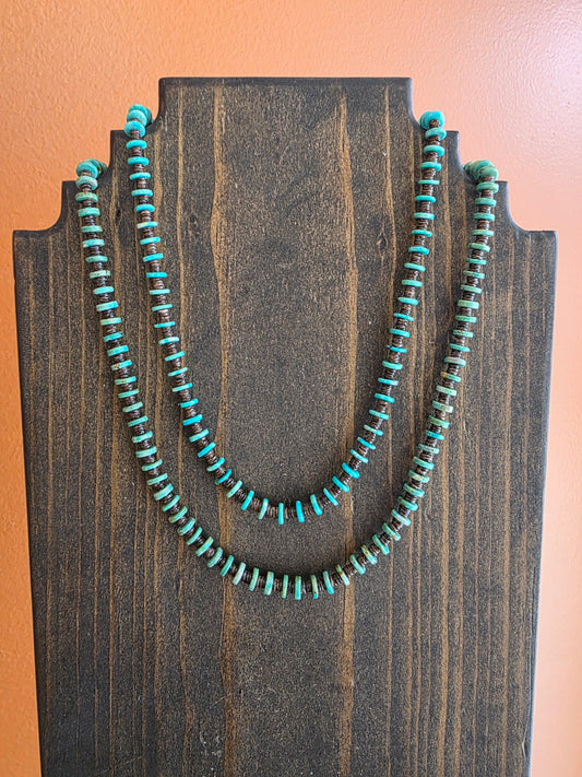 6mm Kingman Penshell Heishi Necklace