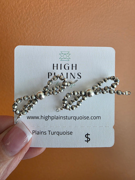 Mini Sterling Silver Bowtie Earrings